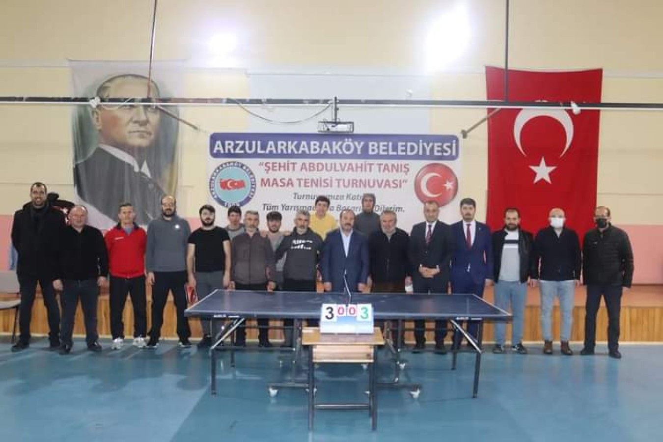 ŞEHİT ABDULVAHİT MASA TENİSİ TURNUVASI TAMAMLANDI